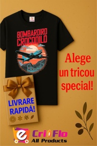 Tricou Dama Tralalero TraLaLa cu Bombardiro Bombardino Crocodilo Funny Italian Brainrot Meme (1) - Img 9