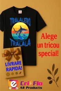 Tricou Dama Tralalero TraLaLa cu Tralalero Tralala Funny Italian Brainrot Meme - Img 9