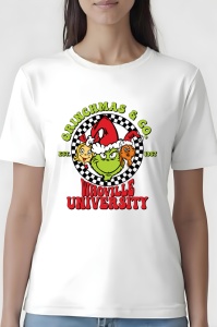 Tricou dama - Whoville University - Crăciun, școală, fantezie, comunitate, educație, Grinch, film, universitate, spirit, magie - Img 2
