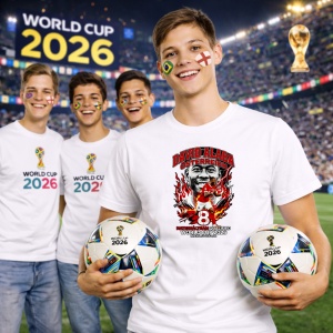 Tricou David Alaba Austria World Cup Fifa 2026, din bumbac 100%, tricou alb, Copii | Dama | Barbat - Img 7