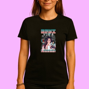 Tricou Demi Lovato - Portrait Style, muzica Hip-Hop / Emo Rap, Dama | Barbat | Copii, Culoare Negru