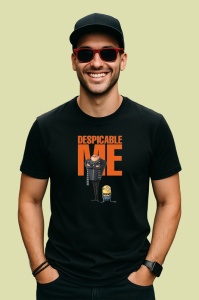 Tricou Despicable Me Gru si minionii sai in aventuri pline de umor, Copii | Dama | Barbat , tricou negru - Img 4
