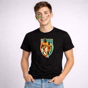 Tricou Didier Drogba Ivory Coast World Cup Fifa 2026, din bumbac 100%, tricou negru, Copii | Dama | Barbat - Img 3