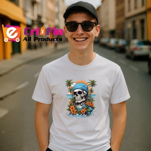 Tricou Dinozaur cu ochelari si geaca de piele fundal galben Copii | Dama | Barbat - Img 5
