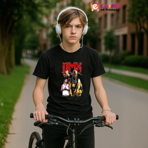 Tricou DMX, muzica POP, Dama | Barbat | Copii, Culoare Negru - Img 10