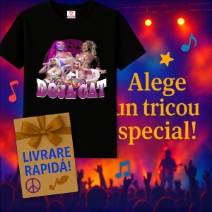 Tricou Doja Cat, muzica POP, Dama | Barbat | Copii, Culoare Negru - Img 11