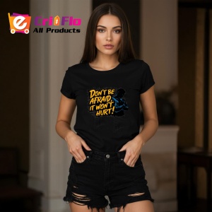 Tricou Dont Be Afraid It Wont Hurt Box, Copii | Dama | Barbat, culoare negru - Img 11