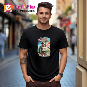 Tricou Dont Follow Me Lost Too Caine Haine, Copii | Dama | Barbat, culoare negru - Img 4