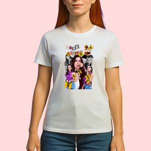 Tricou Dua Lipa - Butterflies Theme, muzica POP, Dama | Barbat | Copii - Img 2