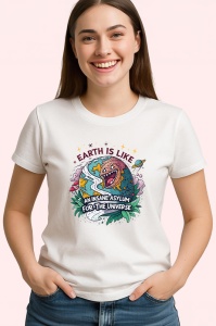 Tricou Earth Is An Insane Asylum, Copii | Dama | Barbat - Img 4