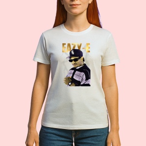 Tricou Eazy-E - Striped Shirt, muzica ELECTRONIC, Dama | Barbat | Copii