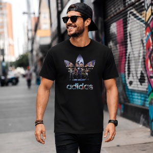 Tricou Echipa Lupta Battle Royale Urban Gaming Aesthetic Streetwear, din bumbac 100%, tricou negru, Copii | Dama | Barbat - Img 5