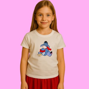 Tricou Eeyore Cu Scrisoare Pentru Mos Craciun, din bumbac 100% Copii | Dama | Barbat