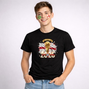 Tricou England World Cup 2026 Fifa V2, din bumbac 100%, tricou negru, Copii | Dama | Barbat - Img 2