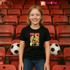 Tricou Erling Haaland 9 black white - Copii | Dama | Barbat - Img 4