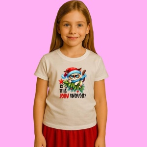 Tricou Este Asta Destul De Jolly Pentru Tine, din bumbac 100%, tricou alb, Copii | Dama | Barbat - Img 2