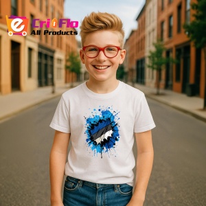 Tricou Estonia Steag Splash Art, Copii | Dama | Barbat - Img 8