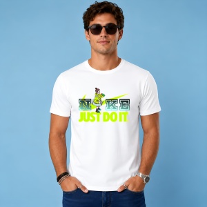 Tricou Fata Anime Sporty Vibe Neon Green Fitness Lifestyle Urban Street Art, din bumbac 100% Copii | Dama | Barbat