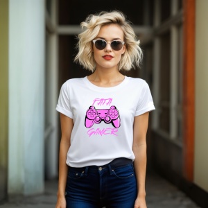 Tricou Fata gamer - Copii | Dama | Barbat - Img 13