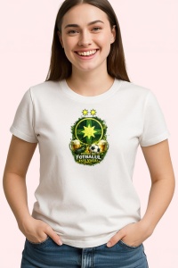 Tricou Fcsb E Viata Mea Minge Fotbal V4, din bumbac 100% , tricou alb pentru Copii | Dama | Barbat