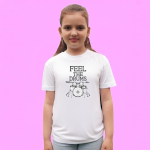 Tricou Feel The Drums Set Tobe Linie, Copii | Dama | Barbat - Img 3
