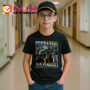 Tricou Fernando Alonso Montaj Curse Formula 1, Copii | Dama | Barbat - Img 6