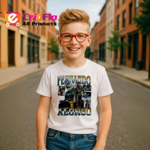 Tricou Fernando Alonso Montaj Curse Formula 1, Copii | Dama | Barbat - Img 6