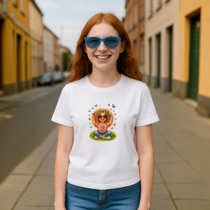 Tricou Fetita cu fluturi - Copii | Dama | Barbat - Img 3