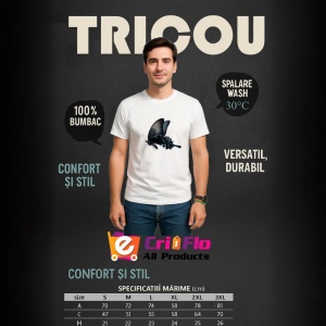 Tricou Fluture negru elegant in zbor simplu si rafinat Copii | Dama | Barbat Barbat - Img 10