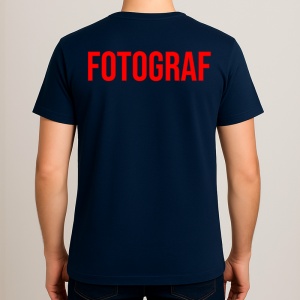 Tricou FOTO, Personalizat | Unisex Dama si Barbat, Albastru Inchis
