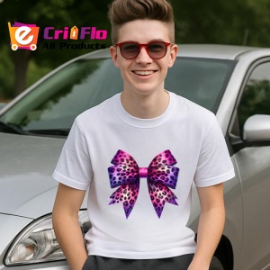 Tricou Fundita violet si roz cu imprimeu leopard stil cool edgy Copii | Dama | Barbat Barbat - Img 8