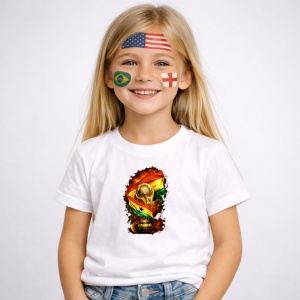 Tricou Ghana World Cup Fifa 2026, din bumbac 100%, tricou alb, Copii | Dama | Barbat - Img 2