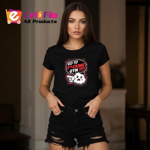 Tricou Go To Fcking Gym Personaj Nervos, Copii | Dama | Barbat, culoare negru - Img 10