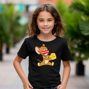 Tricou haios personalizat pentru copii cu Jerry nu mananca din cascaval - Img 2