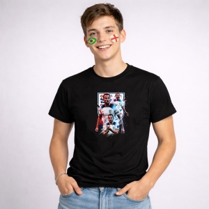 Tricou Harry Kane England World Cup Fifa 2026 V2, din bumbac 100%, tricou negru, Copii | Dama | Barbat - Img 3