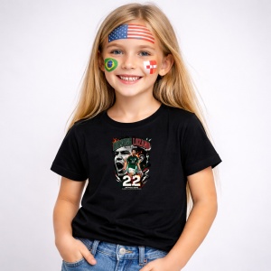 Tricou Hirving Lozano Mexico World Cup Fifa 2026, din bumbac 100%, tricou negru, Copii | Dama | Barbat - Img 2