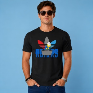 Tricou Homer Simpson Dj Spinning Records Urban Blue Music Vibe, din bumbac 100%, tricou negru, Copii | Dama | Barbat