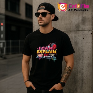 Tricou I Can Explain But I Wont, Copii | Dama | Barbat, culoare negru - Img 6