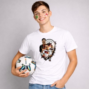 Tricou Ilkay Gundogan Germany World Cup Fifa 2026 V7, din bumbac 100%, tricou alb, Copii | Dama | Barbat - Img 3