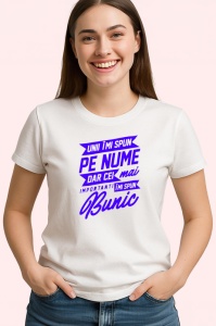 Tricou imi spun pe nume dar cei mai importanti imi spun bunic mesaj dragut familie, Copii | Dama | Barbat - Img 3