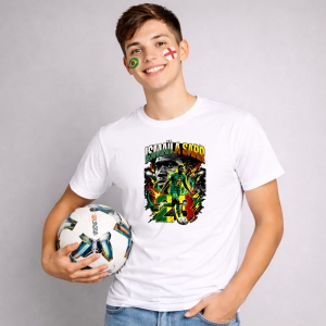 Tricou Ismaila Sarr Senegal World Cup Fifa 2026, din bumbac 100%, tricou alb, Copii | Dama | Barbat - Img 3