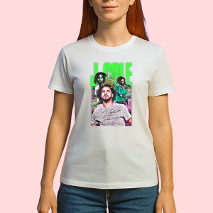 Tricou J. Cole - Neon Theme, muzica Hip-Hop / Pop / Rock, Dama | Barbat | Copii - Img 2