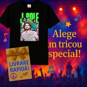 Tricou J. Cole - Neon Theme, muzica Hip-Hop / Pop / Rock, Dama | Barbat | Copii, Culoare Negru - Img 15