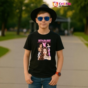 Tricou Jessie J - Golden Theme, muzica Hip-Hop / Rap, Dama | Barbat | Copii, Culoare Negru - Img 6