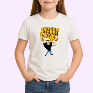 Tricou johnny bravo baiatul cu muschi blond plin de incredere, Copii | Dama | Barbat - Img 3