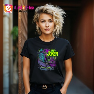 Tricou Joker carnaval haotic stil stropi, Copii | Dama | Barbat , tricou negru - Img 8