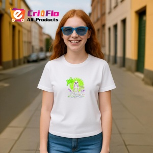 Tricou joker fundal carnaval verde simplificat, Copii | Dama | Barbat - Img 8