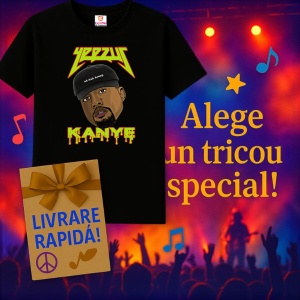 Tricou Kanye West - Yeezus, muzica Hip-Hop / Alternative Rap, Dama | Barbat | Copii, Culoare Negru - Img 10