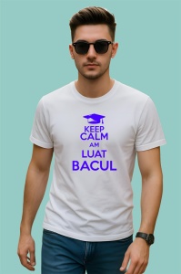 Tricou keep calm am luat bacul mesaj haios pentru absolventi, Copii | Dama | Barbat - Img 2