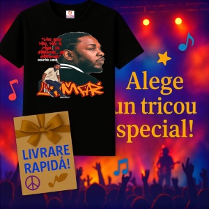 Tricou Kendrick Lamar v1, muzica RAP, Dama | Barbat | Copii, Culoare Negru - Img 15